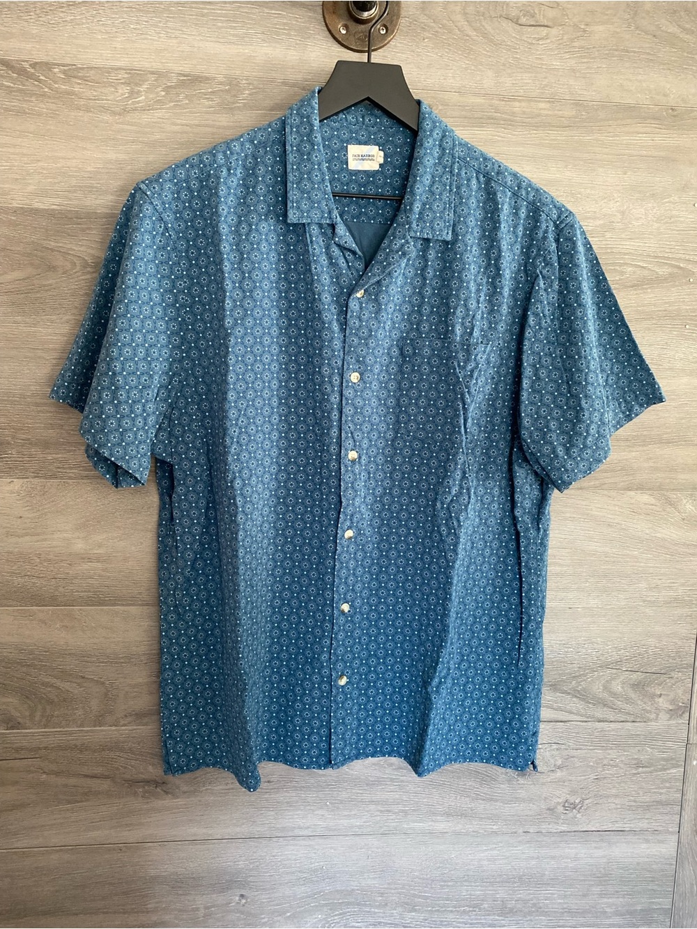 Fair Harbor Mens Short Sleeve Button Down
